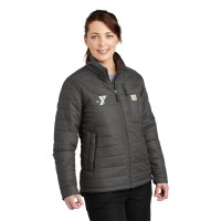 Women’s Carhartt® Puffy Gilliam Jacket w/ Y Logo - Embroidered