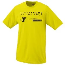 Mens Short Sleeve Wicking Tee - LIVESTRONG